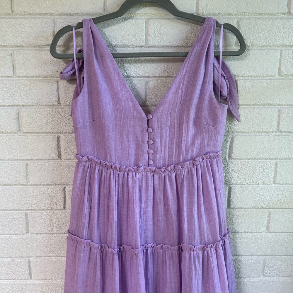 English Factory Tiered Midi Dress purple - Picture 5 of 14